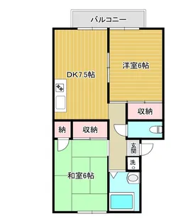 茨木ハイツ【2階】の間取り