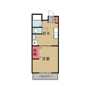 マルイレジデンス【4階】の間取り