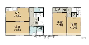 愛媛県西条市喜多川【一戸建】の間取り