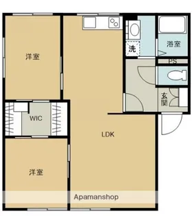 ファミール新宮A棟【2階】の間取り