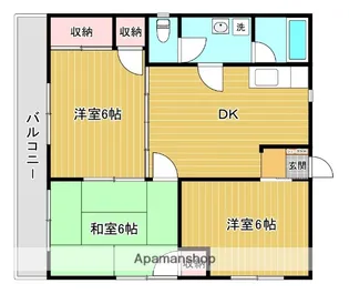 コーポラス松本【2階】の間取り