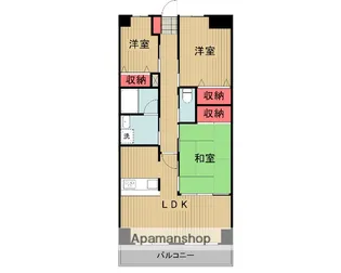 マルイマーガレット【4階】の間取り