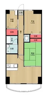 マルイマーガレット【8階】の間取り