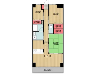 マルイマーガレット【9階】の間取り