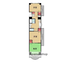 マルイマーガレット【4階】の間取り