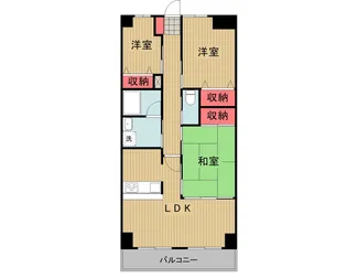 マルイマーガレット【9階】の間取り