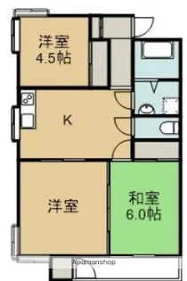 コーポ栄寿第一ビル【3階】の間取り