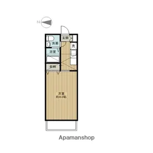 パンデュール喜多川【2階】の間取り