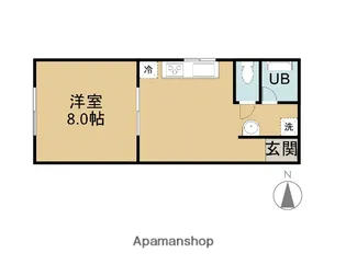 栄ハイツ【2階】の間取り