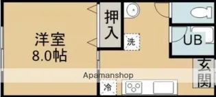 栄ハイツ【2階】の間取り