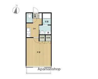 ルミウス喜多川Ⅱ【3階】の間取り