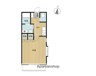 ルミウス喜多川Ⅱ【3階】の間取り
