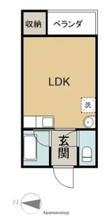 ひまわりハイツ№3【1階】の間取り