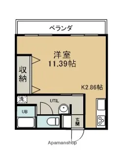 トライアングルビル【3階】の間取り