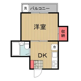 森本レジデンス【2階】の間取り