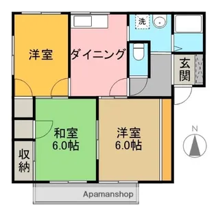 ハイムドラセナ【1階】の間取り