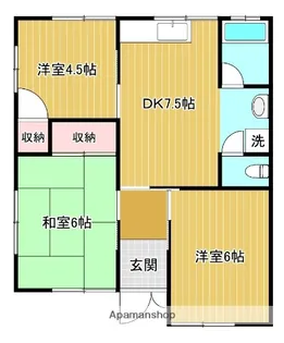 愛媛県西条市喜多川【一戸建】の間取り