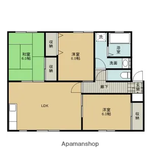 アルバ西条【1階】の間取り