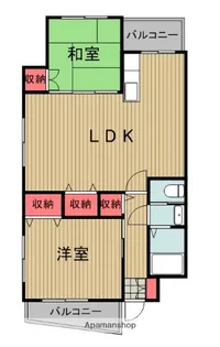 SAIJO大町ロードタウン【2階】の間取り