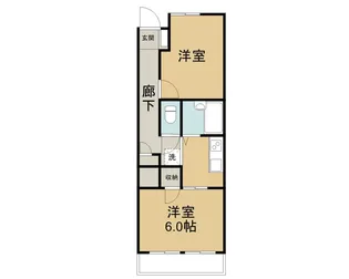 サンワタチバナ【4階】の間取り