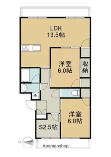 エクシア西条大町【2階】の間取り