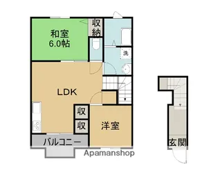 サンパティーク【2階】の間取り