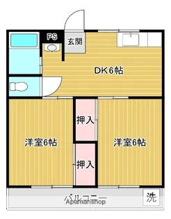 三栄マンション【2階】の間取り