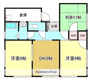 愛媛県西条市朔日市【一戸建】の間取り