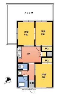 サンハイツ丹原【2階】の間取り