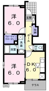 ブルーマーリン B【2階】の間取り