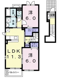 ティア コート【2階】の間取り