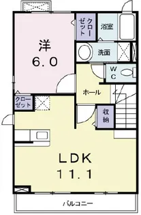 メゾン・アルバ【2階】の間取り