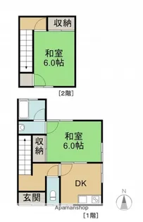 愛媛県西条市小松町新屋敷【一戸建】の間取り
