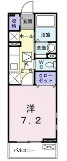 イーブンベルクA【1階】の間取り