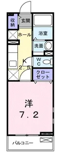イーブンベルクA【2階】の間取り