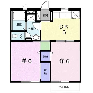 フレンドリーハウス【1階】の間取り