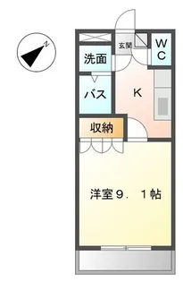 T・Yハイツ一号【1階】の間取り