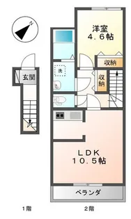 エタニティ【2階】の間取り