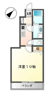 メゾン・ミライフ【1階】の間取り