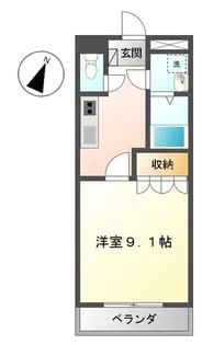 ピアコート【203号室】の間取り