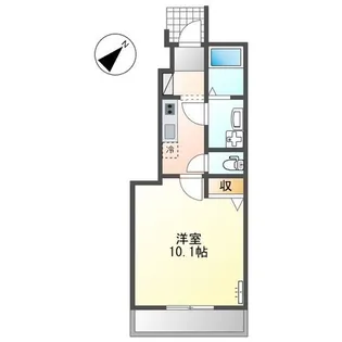 ボンヌール【101号室】の間取り