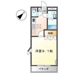 サンコートひうち【106号室】の間取り