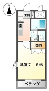 ルミナス サンハイツ【205号室】の間取り