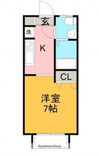 ジョイリッツ大町 2番館【2階】の間取り