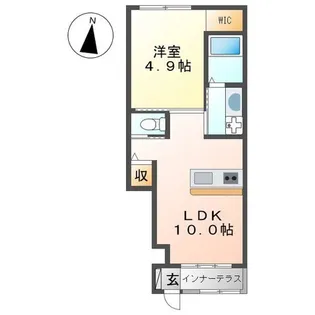 サントノーレ【103号室】の間取り