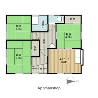 愛媛県西条市樋之口【一戸建】の間取り