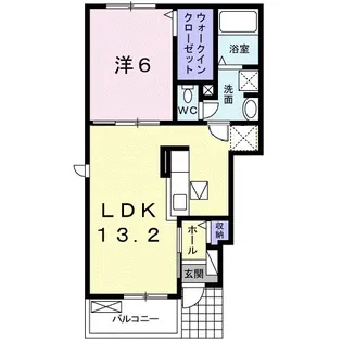 煌・煌【1階】の間取り