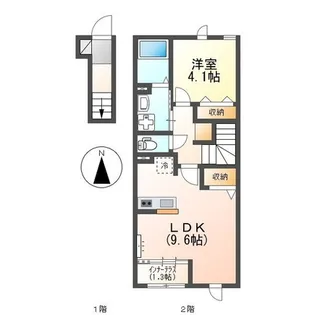 フォルトゥナ【206号室】の間取り