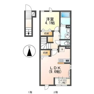 フォルトゥナ【201号室】の間取り
