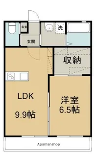 ミルトハイム【1階】の間取り